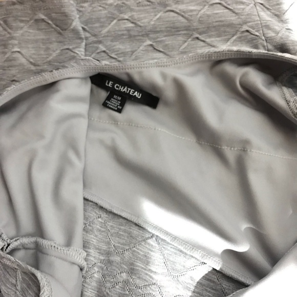 2 for $20 LE CHATEAU Grey Tiered Dress - Picture 8 of 10